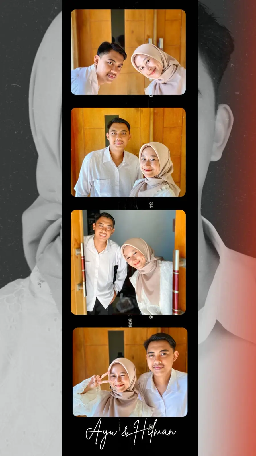 Ayu & Hilman Photostrip